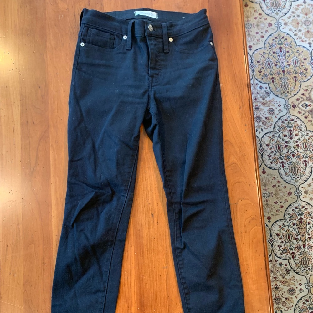 Black Madewell Skinny Jeans